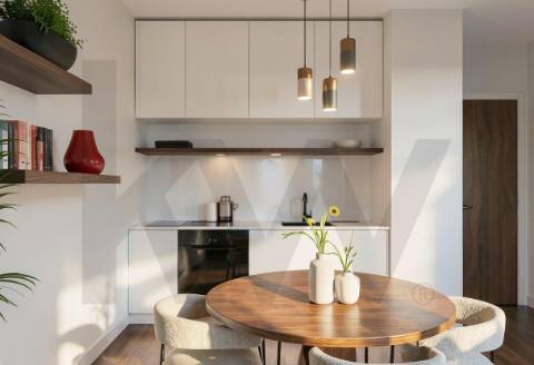 Apartamento T1, Mafamude, edifício RASA II