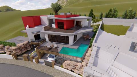 Moradia V4 c/ piscina privativa vista mar e Marina Albufeira