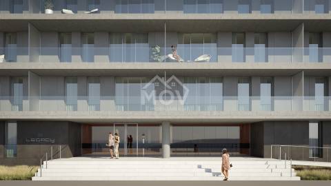 Apartamento T1 na 1ª linha de mar