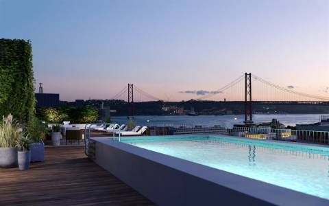 T1 em Empreendimento de luxo com Piscina