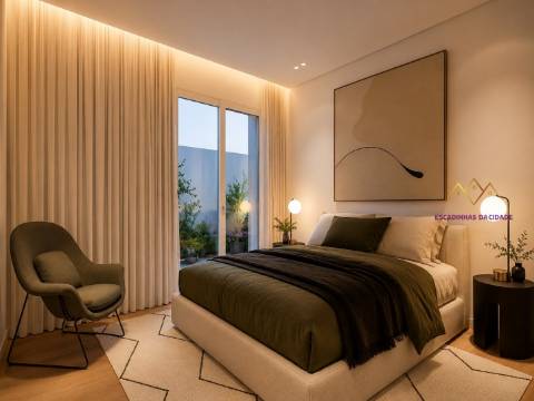 T2 com Piscina aquecida, ginásio e terraço no rooftop - Loures