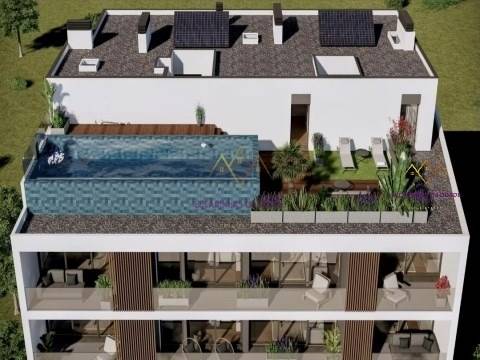 T2 com Piscina aquecida, ginásio e terraço no rooftop - Loures