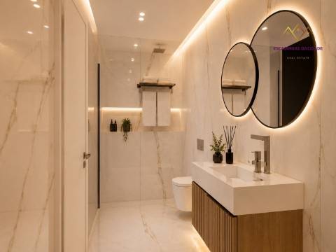 T4 duplex com Piscina aquecida, ginásio e terraço no rooftop - Loures