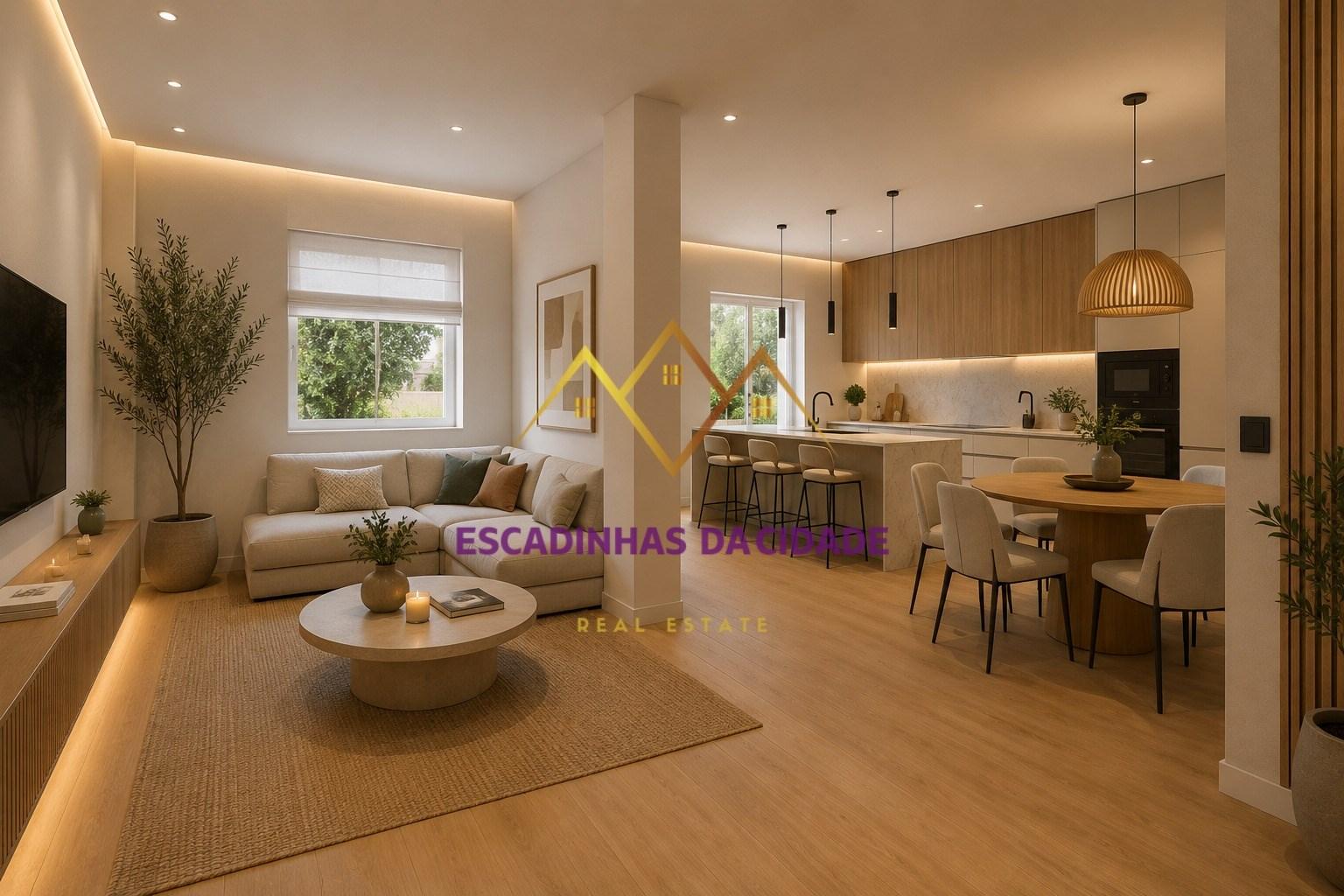 Apartamento T3 com Parqueamento e Varandas em Vialonga