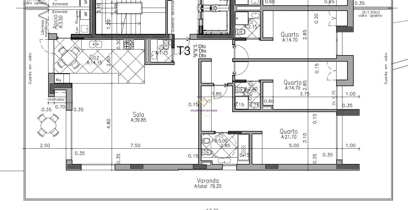 Exclusivo T3 de Luxo | Varanda Panorâmica de 79 m² e Garagem Box | Montijo