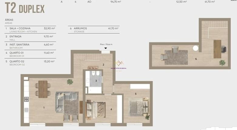 T2+1 Duplex com Estacionamento, Montijo