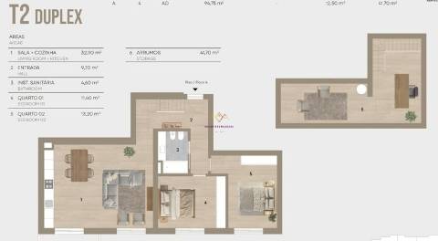 T2+1 Duplex com Estacionamento, Montijo