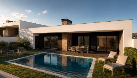
Moradia T3 Térrea de Luxo com Piscina (Fração A)