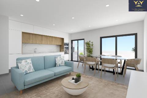 Apartamento Exclusivo Novo - 2 Quartos / 2 Casas de Banho com Vista Mar