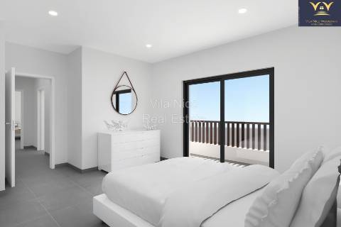 Apartamento Exclusivo Novo - 2 Quartos / 2 Casas de Banho com Vista Mar