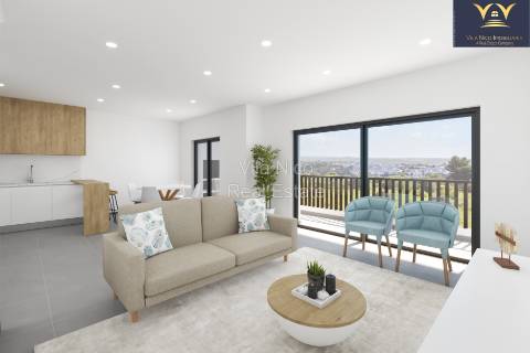 Apartamento Exclusivo Novo - 2 Quartos / 2 Casas de Banho com Vista Mar
