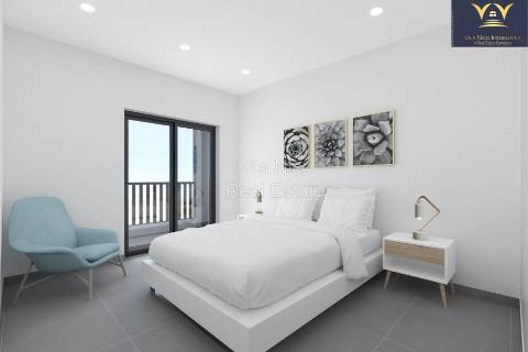 Apartamento Exclusivo Novo - 2 Quartos / 2 Casas de Banho com Vista Mar