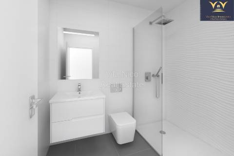 Apartamento Exclusivo Novo - 2 Quartos / 2 Casas de Banho com Vista Mar