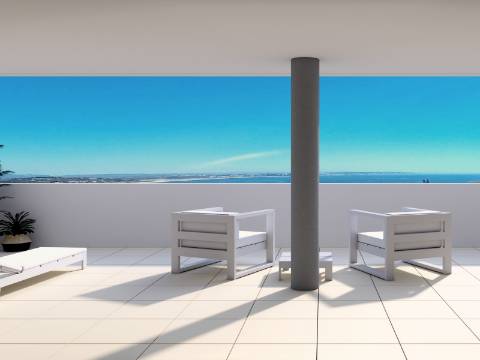 T3 com vista mar em condomínio de luxo perto do centro - Lagos