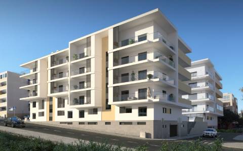Apartamento T3 com vista mar, vistas maravilhosas e desafogadas em construção em Portimão