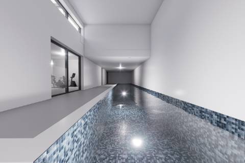 Moradia T4 contemporânea com piscina, jardim, garagem e amplas áreas em Ramalde, Porto