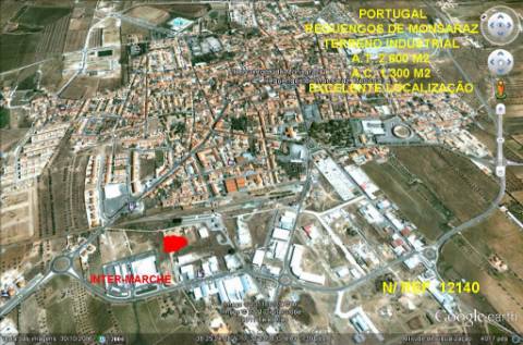 Reguengos de Monsaraz - Lote Industrial de 2.600 m2, índice 0,50, construção 1.300 m2!