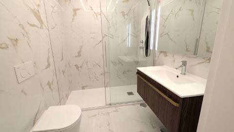 Apartamento T3 Frente ao Mar em Quarteira, Primeira Linha da Praia
