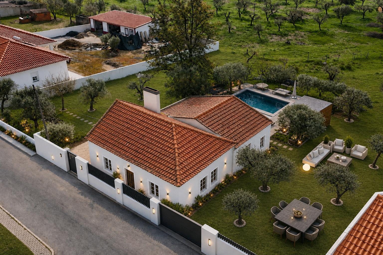 Moradia com Terreno de 2,9 ha para Venda na Aldeia do Futuro - Grândola
