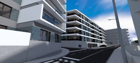 T2 Novo com varanda e garagem bem localizado em Leiria