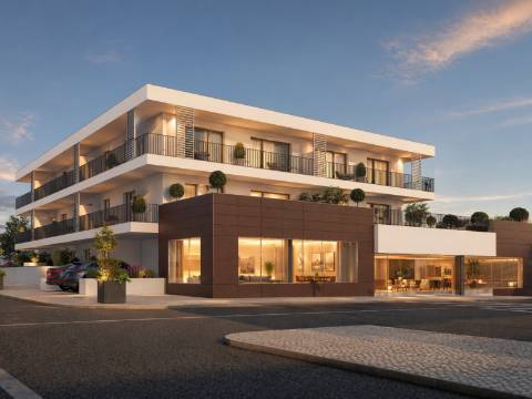Apartamento T2 com garagem no centro de Ferrel