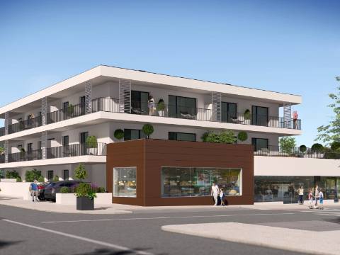 Apartamento T2 com garagem no centro de Ferrel