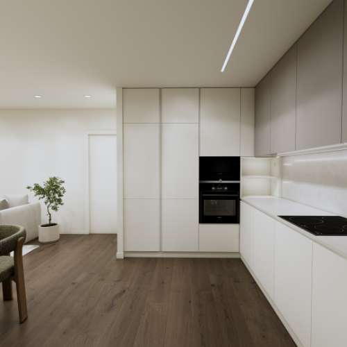 Apartamento T1 em Condomínio Fechado nos Pousos - Tecnologia Verde