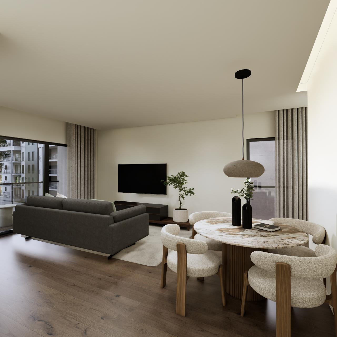 Apartamento T2 em Condomínio Fechado nos Pousos - Tecnologia Verde