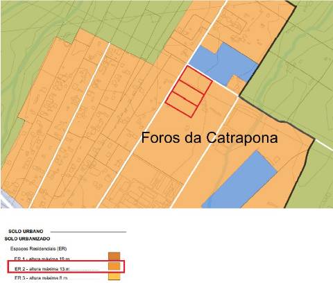 3 Lotes de Terreno Urbanizável