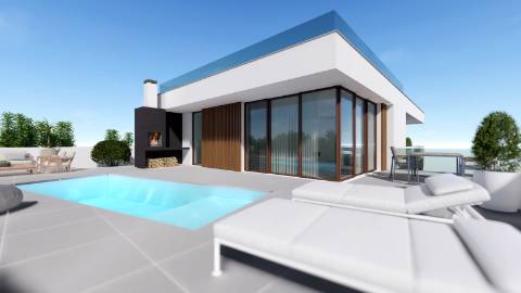 Moradia Terrea T3 de luxo com piscina em Salir do Porto