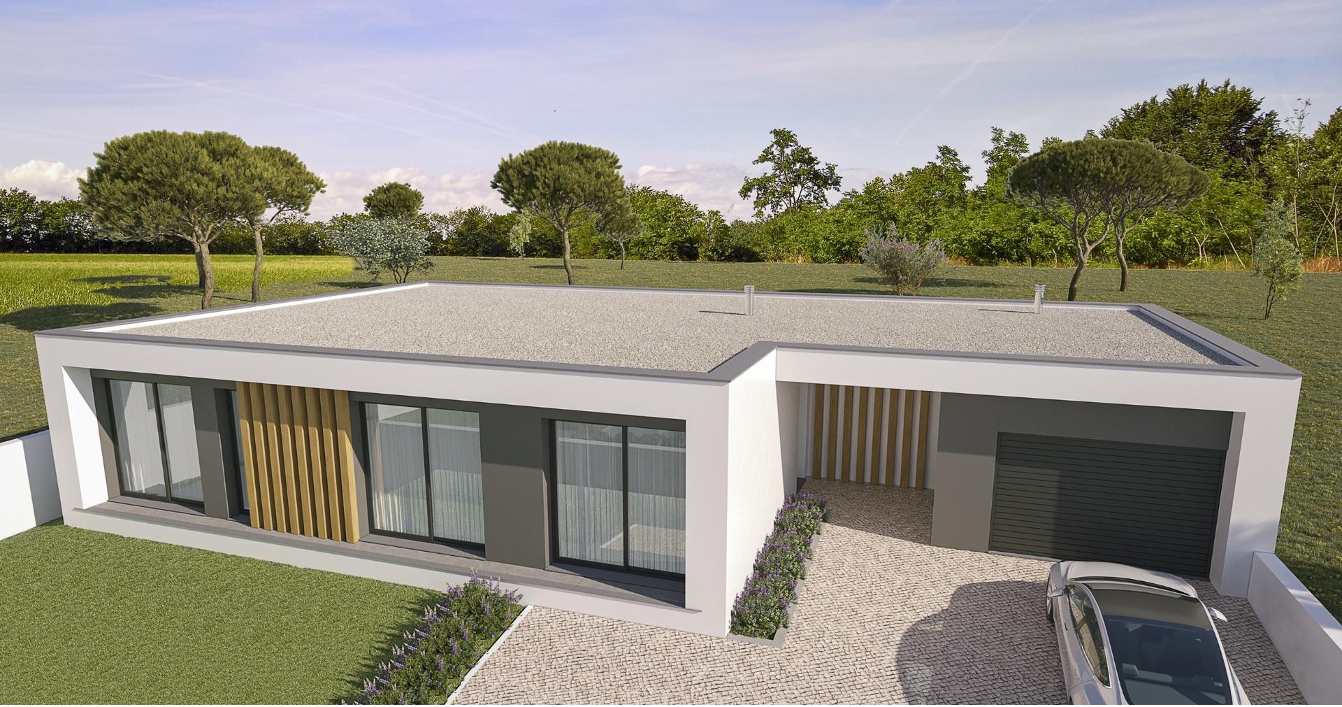 
MORADIA T4 TÉRREA DE ARQUITETURA MODERNA COM PISCINA - NADADOURO
