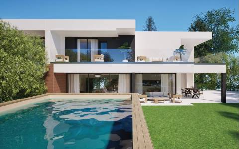 V2 com piscina num condomínio de luxo em Olhos de Agua/ Albufeira