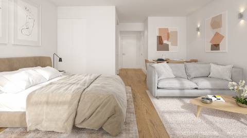 Apartamento T0 à beira da Marginal de Gaia!