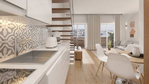 Apartamento T0 à beira da Marginal de Gaia!