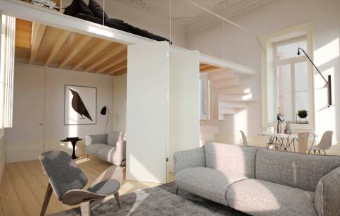Apartamento T1+1 no coração do Centro Histórico do Porto, Ribeira
