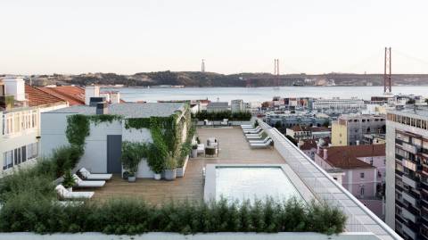 Apartamento T1 em condominio exclusivo em zona privilegiada em Lisboa