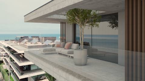 Apartamento T3 com vista mar.