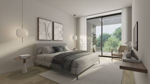 Apartamento T3 com vista mar.