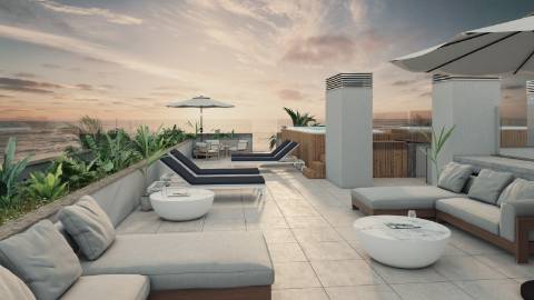 Apartamento T3 com vista mar.