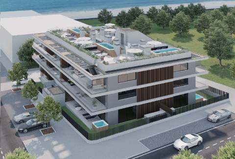 Apartamento T3 com vista mar.