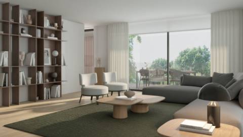 Apartamento T3 com vista mar em Canidelo.