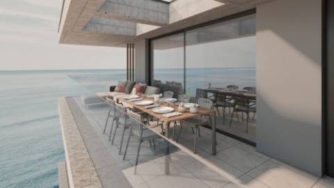Apartamento T4 com vista mar em Canidelo