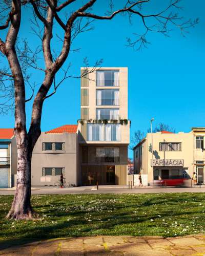 Apartamento T1+1 no Centro de Matosinhos.