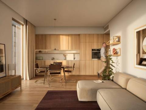 Apartamento T0+1 em Arroios