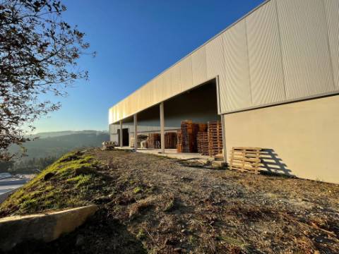 Pavilhão na Zona Industrial de Queijada, Ponte de Lima