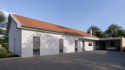 Moradia térrea T3+1, nova construção