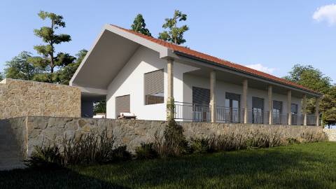 Moradia térrea T3+1, nova construção