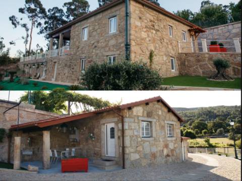 Moradia em Pedra com Piscina + Casa T1 Independente - Ponte de Lima