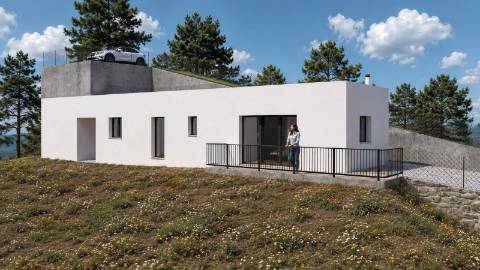 Terreno com projeto aprovado - Refoios do Lima