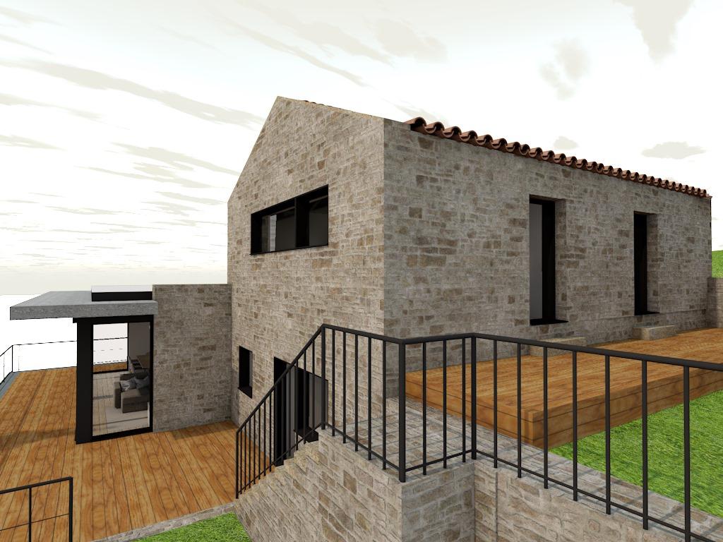 Moradia T1 com projeto